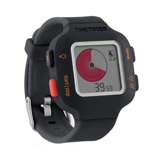 NEW* Time Timer Watch Plus Size Small (Charcoal), Visual Timer, Clock, Alarm. - Picture 1 of 6